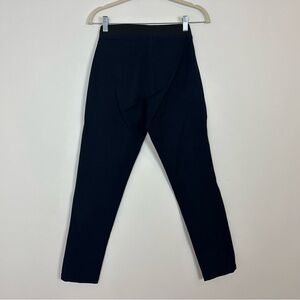 L.K. Bennett Adana Leggings Pants Women's 4 Indigo Blue Denim Yoga Elastic Waist